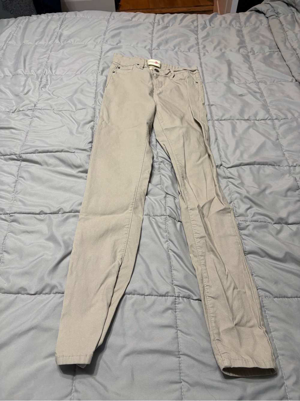 Wishful Park Skinny Pants in Light Beige